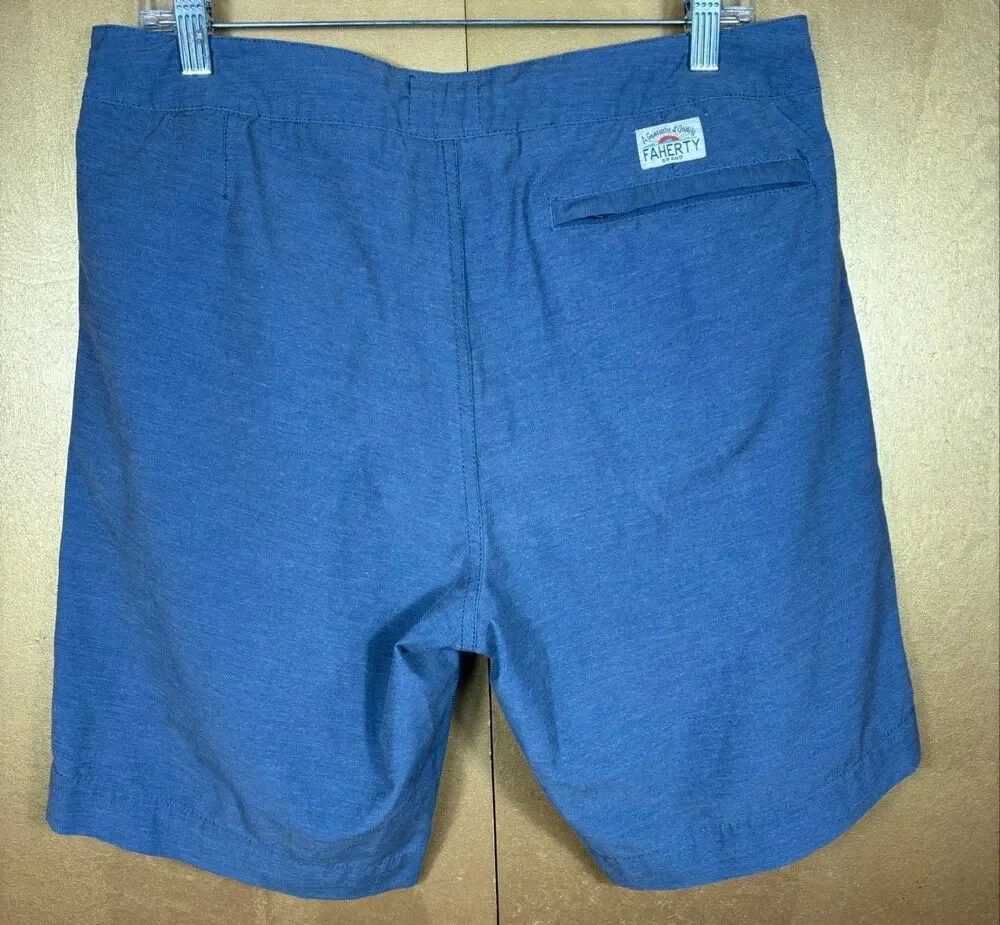 Faherty mens all day board shorts size 32
